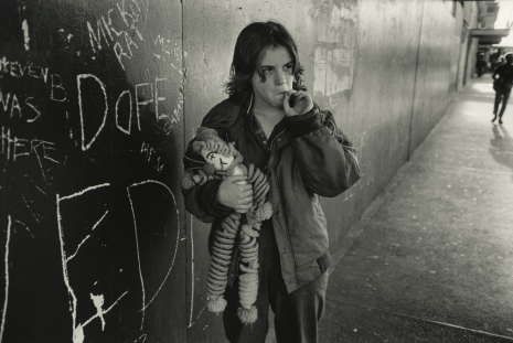 Mary Ellen Mark, Lillie and her rag doll on Pike Street, 1983 , Howard Greenberg Gallery