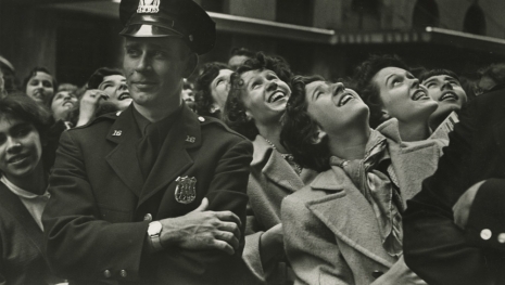 Esther Bubley, NYC, Johnny Ray Fans, Midtown, 1952 , Howard Greenberg Gallery