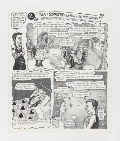 Aline Kominsky-Crumb and Sophie Crumb, 4 Shades of Abortion, 2021 , David Zwirner