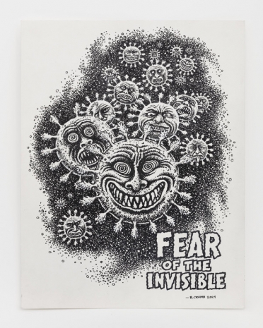 R. Crumb, Fear the Invisible, 2021, David Zwirner