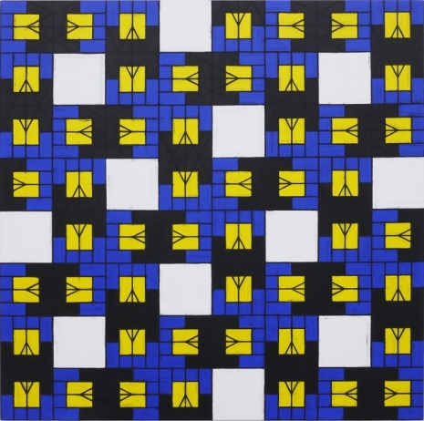 Matt Mullican , Untitled (Square colored chart 5), 2011 , Mai 36 Galerie