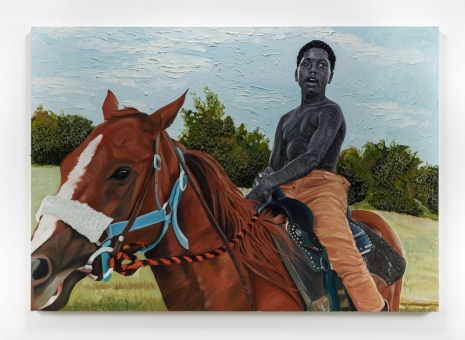 Otis Kwame Quaicoe, Young Cowboy on Horse, 2021 , Almine Rech