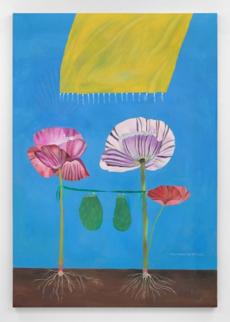 Michael Hilsman, Two Flowers, Two Cacti, 2021 , Almine Rech