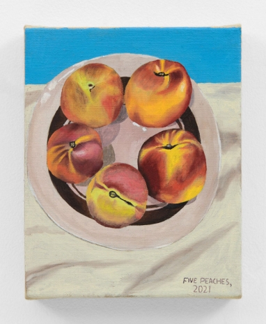 Michael Hilsman, Five Peaches, 2021, Almine Rech