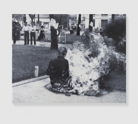Damien Hirst, Burning Monk 2, 2018, Gagosian