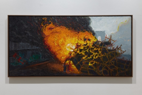 Koen Theys, Burning Terrace Furniture, 2021 , KETELEER GALLERY