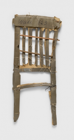 James Castle, Untitled (chair construction), n.d., David Zwirner