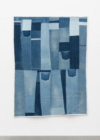 Gee's Bend Quiltmakers: Loretta Pettway Bennett, Work-clothes strips, 2003 , Alison Jacques