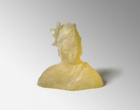 Leiko Ikemura, Yellow Figure with Hummingbird, 2020-2021 , Tim Van Laere Gallery