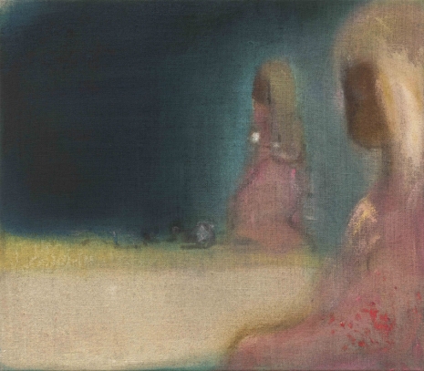 Leiko Ikemura, Two Girls Sitting, 2021, Tim Van Laere Gallery