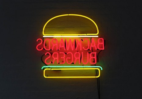 David Shrigley, Backwards Burgers, 2012, Anton Kern Gallery