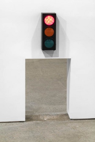 David Shrigley, Hole with Traffic Lights, 2013, Anton Kern Gallery