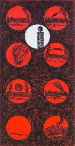 Matt Mullican , Untitled (cosmology model death), 1987 , Mai 36 Galerie
