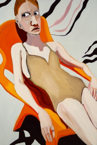 Jenni Hiltunen, Orange Chair, 2021 , Galerie Forsblom