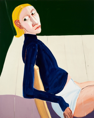 Jenni Hiltunen, Woman in Blue Polo Shirt, 2021 , Galerie Forsblom