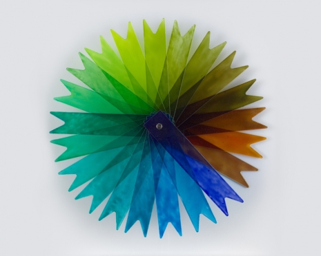Marina Pinsky, Plein Air (Forel-Ule Scale Fan), 2021 , 303 Gallery
