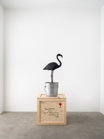 Mark Dion, Tar and Feathers - Flamingo, 2019 , Tanya Bonakdar Gallery
