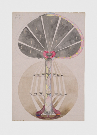Hilma af Klint, Tree of Knowledge, No. 3, 1913-1915, David Zwirner