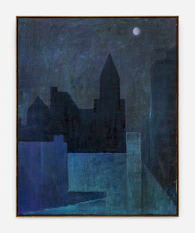 Dylan Kraus, Milky Way over flooded city, 2022 , Almine Rech
