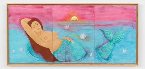 Hiba Schahbaz , Mermaid with Sunset, 2022 , Almine Rech