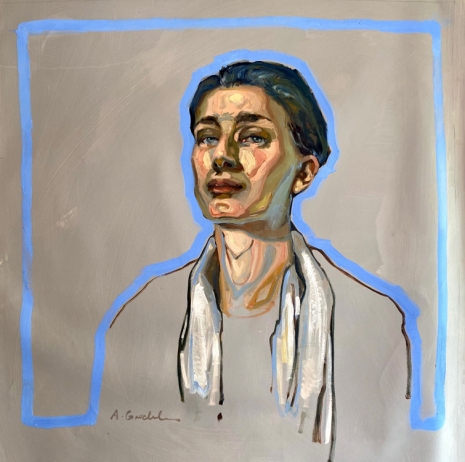 Agnes Grochulska, Portrait with White Scarf, 2020 , PULPO GALLERY