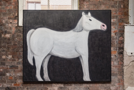 Andrew Sim, A white horse, 2022, The Modern Institute