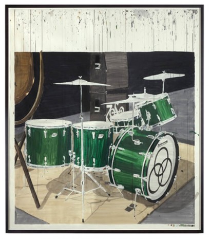 Dave Muller, Empty Drum Kit #5 (J.B.), 2013, The Approach