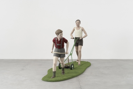 Martin Honert, Rasenmäherspiel / Lawn mower game, 2022, Matthew Marks Gallery