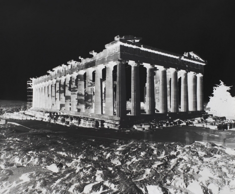 Vera Lutter, Temple of Athena, Acropolis: August 25, 2021, 2021, Gagosian