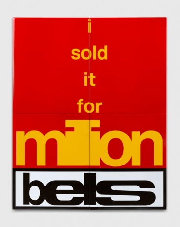 Nora Turato, i sold it for million bells, 2022 , David Zwirner