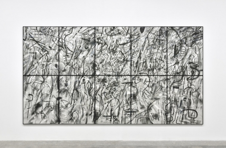 Julie Mehretu, Treatises on the Executed, (from Robin's Intimacy), 2022, Marian Goodman Gallery