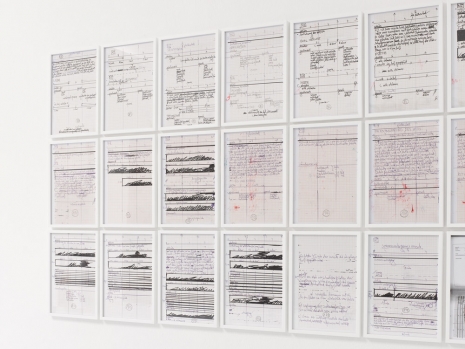 Hermann Nitsch, Partitur des 6-tage-spiels, 2. Fassung für Prinzendorf, 2020-2021 , Galerie Elisabeth & Klaus Thoman