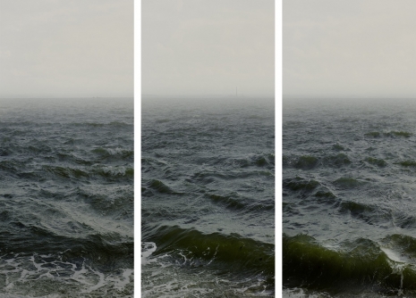 Nadav Kander, Water III, part 1, 2 & 3 (Shoeburyness towards The Isle of Grain), England, from the series 