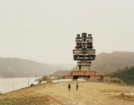 Nadav Kander, Fengjie III (Monument to Progress and Prosperity), Chongqing Municipality, from the series Yangtze – The Long River, 2007 , Howard Greenberg Gallery