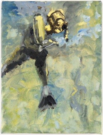 Valérie Favre, Selbstmord (Als Taucher erstickt), 2007-2008, Galerie Peter Kilchmann