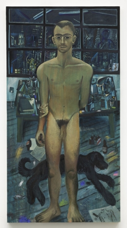 Louis Fratino, Studio nude, 2022 , Galerie Neu