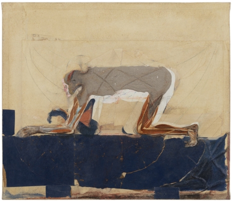 Reima Nevalainen, Figure on a Blue Bed, 2021 , Galerie Forsblom