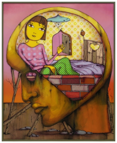 OSGEMEOS, No canto do pensamento / In the corner of the mind, 2022 , Lehmann Maupin