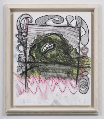 Carroll Dunham, Green Male/Head up (2), , Galerie Max Hetzler