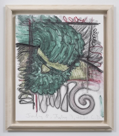 Carroll Dunham, Green Male/Head down (2), , Galerie Max Hetzler