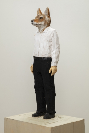 Stephan Balkenhol, Jackal, 2022 , Galerie Forsblom