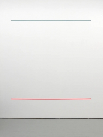 Bernard Joubert, Carré bleu clair-rouge, 1975 , Galerie Joy de Rouvre