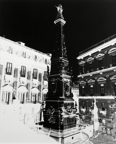Vera Lutter, Piazza San Domenico Maggiore, Napoli: April 30, 2022 , Alfonso Artiaco