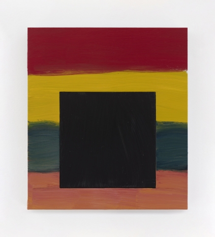 Sean Scully, Black Square Colored Land, 2021, Kerlin Gallery