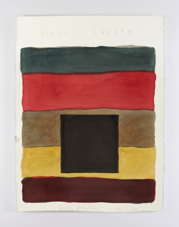 Sean Scully, Black Square 1.26.20, 2020, Kerlin Gallery