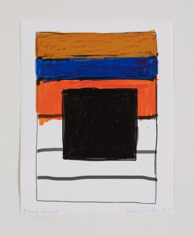 Sean Scully, Black Square, 2021, Kerlin Gallery