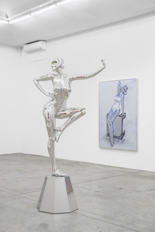 Hajime Sorayama, Untitled_Sexy Robot Number 1, 2022 , Almine Rech