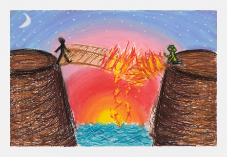 Hein Koh, Burning Bridge, 2022 , Anton Kern Gallery