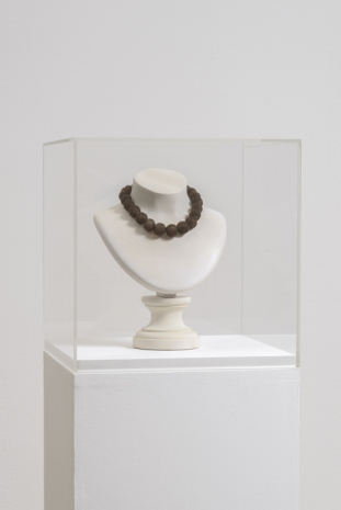 Mona Hatoum, Hair Necklace (wood), 2013 , Galerie Chantal Crousel