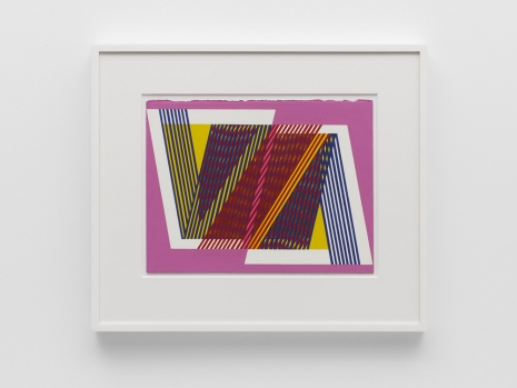 Channa Horwitz , Moiré Design - Rhythm of Line Series 2-5 7-4, 1993 , Lisson Gallery